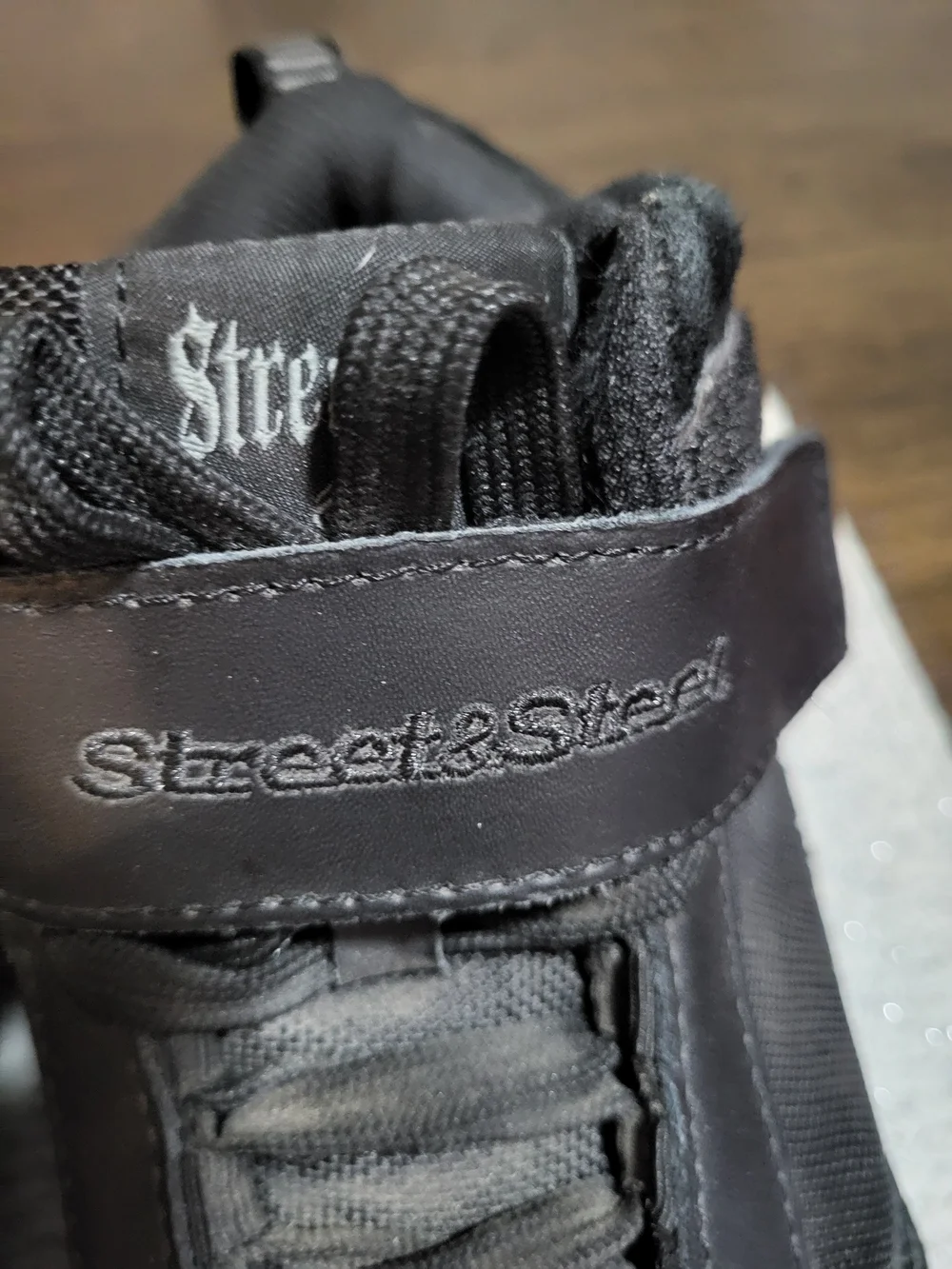 Men's High Top Street & Steel Motorcycle Shoes - Size 10